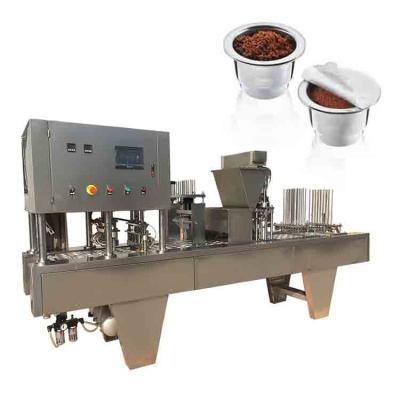 China Beverage K-cup and Nespreso Customized Filling Machine for Coffee Capsules and Pods Filling and Sealing for sale