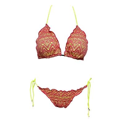 China OEM/ODM Halter Mini Bikini Female Swimsuit Women Swimwear Breathable Two-Pieces Bikini Set Pearl Bather Luxury Bathing Suit Swim Lady for sale