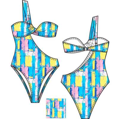 China Factory ODM/OEM Breathable Swimwear China Beach Wear Swimwear Bikini One Piece Custom Swimwear For Women Beach Wear for sale