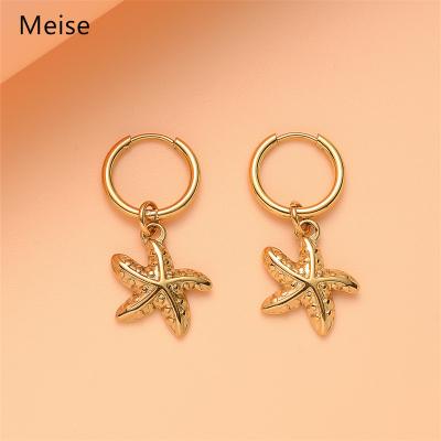 China Other Yiwu Coqi Stainless Steel Starfish Dangle Earrings MS0116 for sale