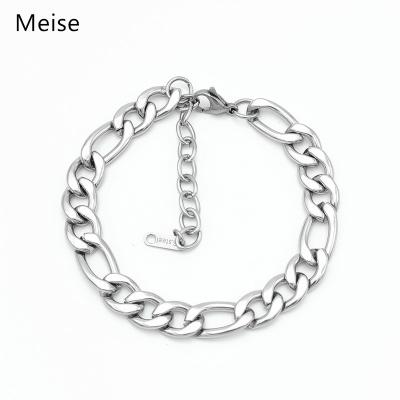 China New Yiwu Coqi CLASSIC Fashion Chain Clause Stainless Steel Cuban Bracelet MS0030 for sale