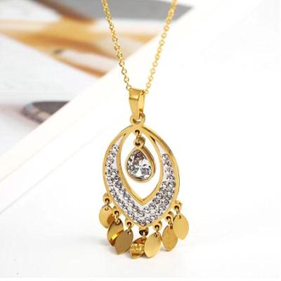 China Stainless Steel Casual/Sporty Women's Bohemian Jewelry Fashion Yiwu Coqi LMY479 Necklace for sale