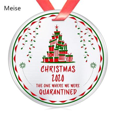 China Yiwu Coqi AN0332 Customed Stainless Steel Christmas Tree Ornaments Gift Stainless Steel Christmas Ornament for sale