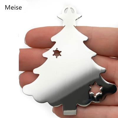 China Yiwu Coqi AN0308 Stainless Steel Christmas Snow Gifts Personalized Stainless Steel Christmas Ornament for sale