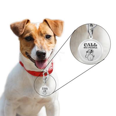 China Yiwu Coqi Antique Personalized Stainless Steel Pet ID Dog and Cat Tags for sale