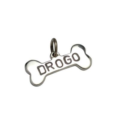 China Yiwu Coqi Antique Stainless Steel Custom ID for Stamped Front Name, Phone Back Dog Tag for sale