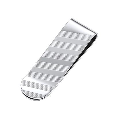 China Yiwu Coqi Stainless Steel Money Clip and Credit Card Holder for Women Men Personalized Stainless Steel Money Clip for sale