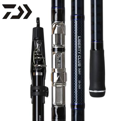 China Fishing Rods DAIWA Japan 3.0m-4.2m xh High Quality Carbon Telescopic Saltwater Fishing Rod White for sale