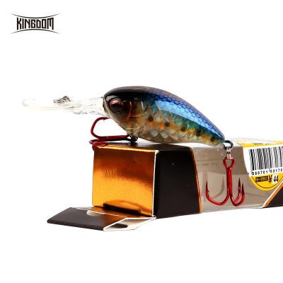 China ABS Plastic Top Quality Minnow Fishing Lure Crankbait KINGDOM 10.5g 10.5g Fishing Lures Hard Bait Artificial Wobblers With VMC Hooks for sale