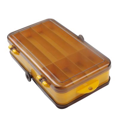 China Outdoor Sports Fishing Tackle Box New Arrival Double Layer Hot Selling Plastic Fishing Tackle Box 180*100*50mm For Fishing Accessories for sale