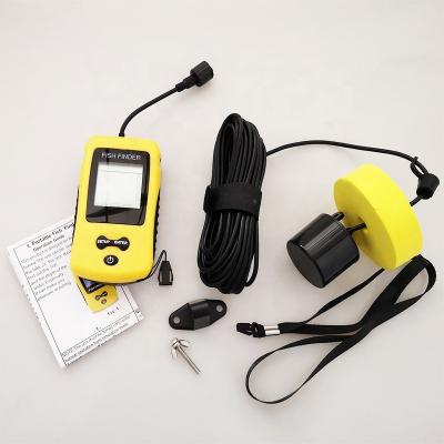 China Fast Portable Fish Finder Packing Sonar Sensor Fish Finder 100m Deeper Underwater Transducer For Fishing for sale