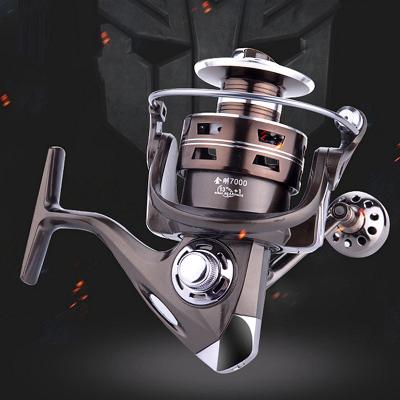 China Updated Sea Fishing Saltwater Fishing Reels Metal Fishing Reel New Full Reels 2000-7000 Series Spinning Aluminum Reel Saltwater Fishing Reel On Sale for sale