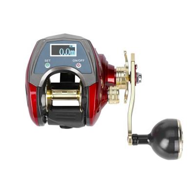 China Metal Body Drag Power Digital Display Super Power Fishing Reels Magnetic Brake Reels Big Set Electric Sea Fishing Deep Reel for sale