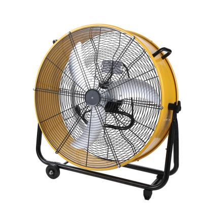 China Large Commercial Mobile 24 Inch Industrial Fans With Double Ball Bearing Motor In Stock HJ-24ID for sale