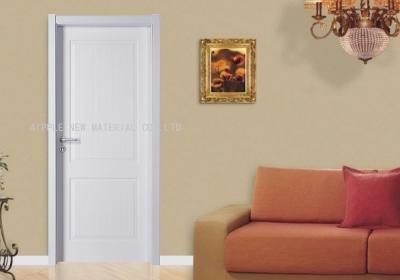 China 8mm MDF Wooden PVC Interior Doors With Lipping Edge 30