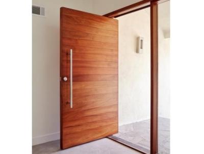 China Apartment Wooden Swing Door 2350mm Maximum Height 40 / 45 Mm Thickness for sale