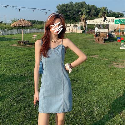 China Anti-wrinkle Maxnegio women dresses summer clothes dresses denim dress for sale