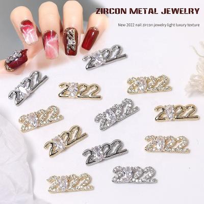 China 2022 Fashion New Year Luxury Stud Zircon Rhinestone Charms for sale