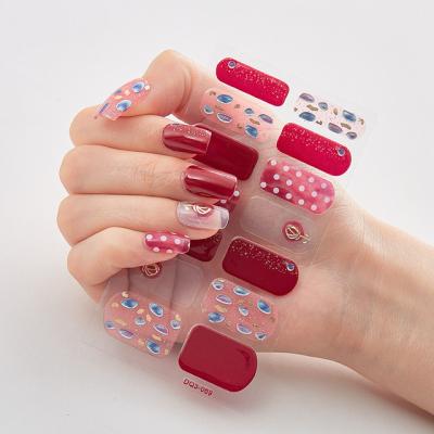 China Easy Apply New Styles Nail Polish Stickers Beauty Press On Nail DIY Nail Art Sticker Decals for sale