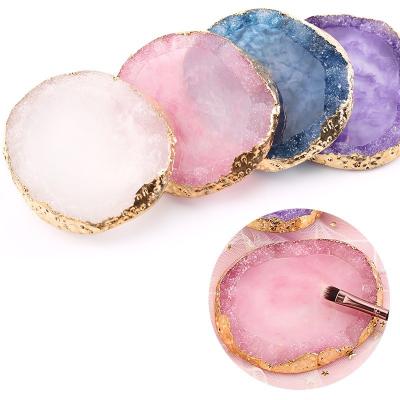 China Easy Apply Natural Resin Nail Palette Nail Tips Show Nail Polish Palette Tools for sale