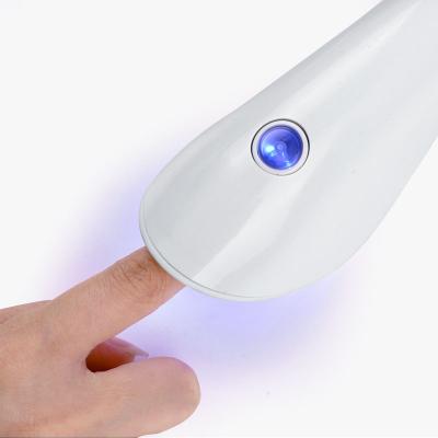 China Easy Apply 5W Nail Lamp Portable Handheld Mini Rechargeable Gel Nail Dryer Fast Drying UV Led Lamp for sale