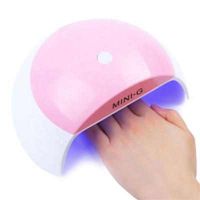 China Easy Apply Pink 48W Mini Nail Lamp Intelligent Sensor USB Nail Lamp UV Led Lamp for sale