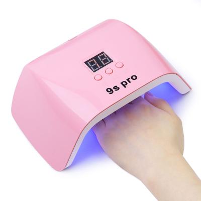 China Easy Apply 120W 9S Pro Mini USB Smart UV Led Nail Lamp High Power 9S Curing UV Gel Nail Lamp for sale