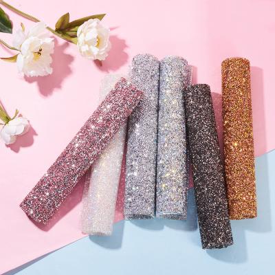 China Easy Apply Washable Nail Art Table Mat Hand Pillow Mat Silicone Shining Crystal Diamond New Nail Tips Fashion Nail for sale