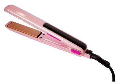 China Roze Ce ROHS PTC Heater Flat Iron Hair Straightener Te koop