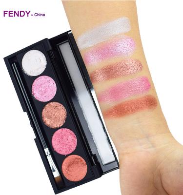 China New Paraben Formula Eyeshadow Palette Waterproof Metallic Creamy Free Eyeshadow Palette Private Label for sale