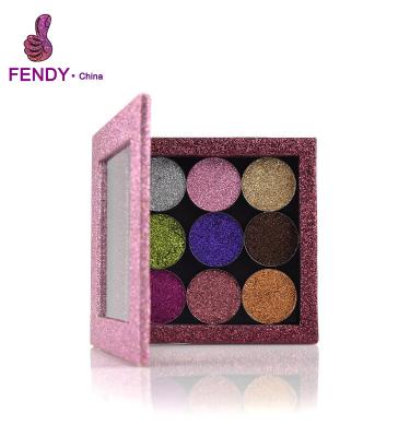 China Waterproof Private Label Make Up Cosmetics No Marks Wholesale Makeup Pressed Glitter Eyeshadow for sale