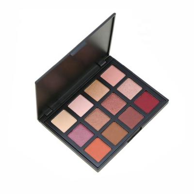 China Waterproof 2018 Wholesale Private Label Makeup 12 Color Eyeshadow Palette China Suppliers for sale