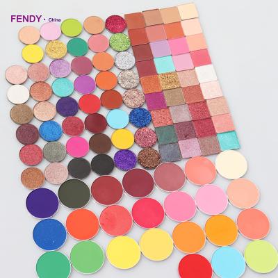 China Waterproof Hot Single Pan Dispenser Brand Eye Shadow Makeup Color Color Makeup Pressed Eyeshadow for sale