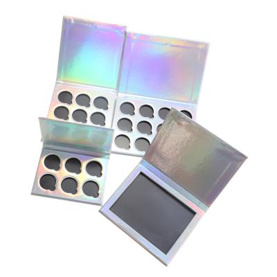 China New Style Eco-friendly Empty Magnetic Make Up Pallet Case With Custom Logo Empty Pallets Cosmetics for sale