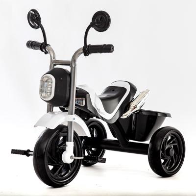 China Light music baby three wheel cycle tricycle for kids 3-5 years old kids/kid black tricycle with high quality for sale