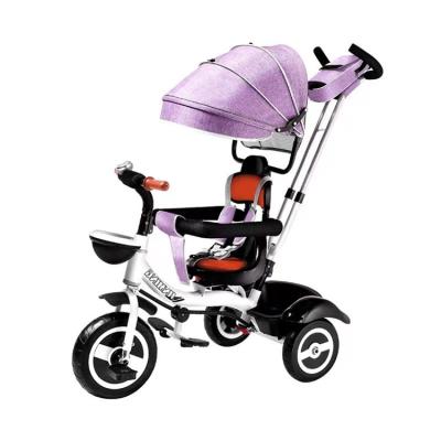 China Ride On Toy 2022 Hot Sale Metal Baby Stroller Tricycle For Children 1-6 Years Old Kid /4 In 1 Kids Tricycle /trycycle Kids Tricycle for sale