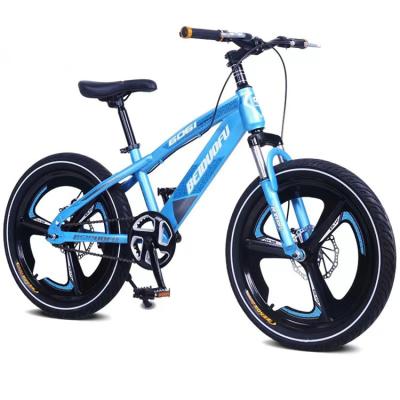 China 2022 new 16 18 20 inch front fork suspension kids mountain bike student bike steel kids bicycles for sale