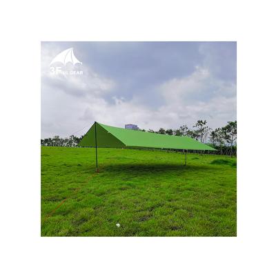 China Reliable Quality 15D Family Silicon Sunshade Rainfly Outdoor Camping Ultralight Canopy for sale