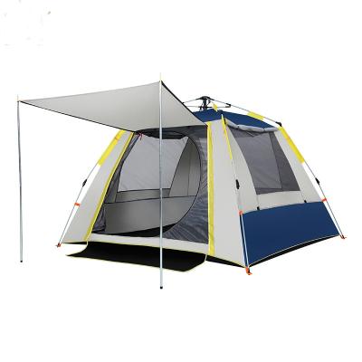 China Straight Bracing Type - 2 - 3 Person Tent For Camping Family Double Layer Camping Tent 4 Seasons Waterproof Have Instant Set Up Basic Type for sale