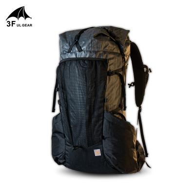 China YUE 45+10L Backpack 3F Frame Waterproof Ultralight Outdoor Lightweight Travel Trekking Backpack for sale