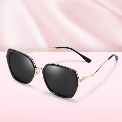 China Protect Eyes Classic Polarized Sunglasses Haigfore Women Fashion Oversized Sight UV Protection for sale