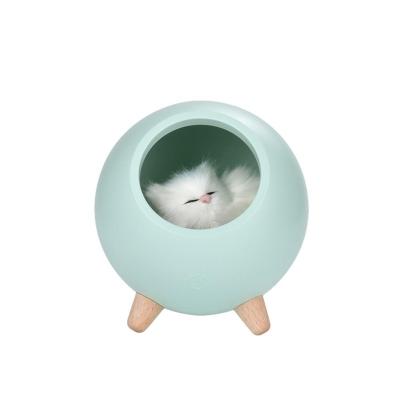 China Cute Cartoon Cat House Touch Dimming LED Night Light Small for sale