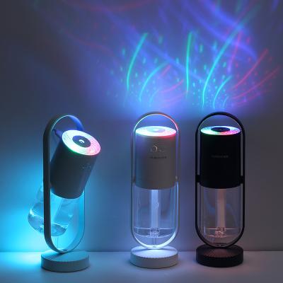 China Portable Projector 200ml Magic USB Mini Air Humidifier 360 Rotation Projection / 360 Rotation Mist Maker Free for sale