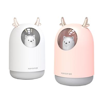 China Hotel Mini Portable Air Ultrasonic Cool Mist Humidifier Usb for sale