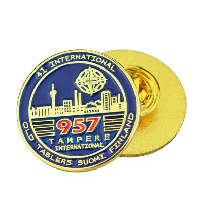 China Europe Lapel Pins Manufacturing Factory Hard Enamel Custom Badge Custom Pins, Custom Lapel Pins for sale