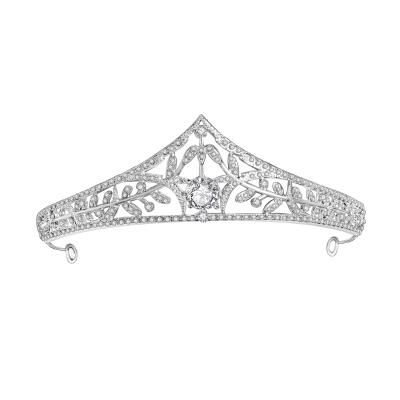 China +Zinc Alloy Rhinestone Meiduo Europe And USA Zircon High Quality Bridal Princess Wedding Crown for sale