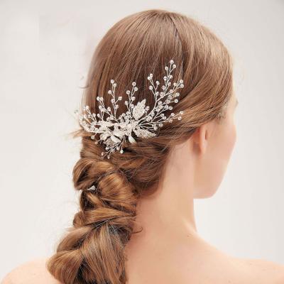 China Wedding hair accessorize Meiduo wholesale handmade bridal headpiece hair accessories wedding bridal hair comb for sale