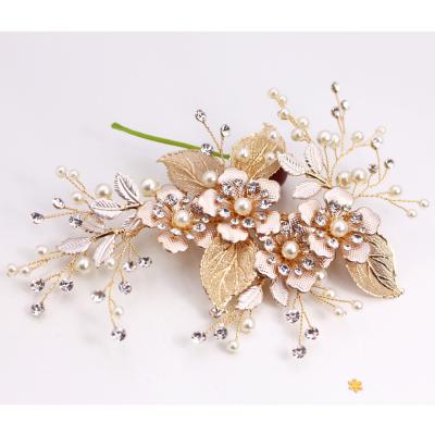 China Rhinestone Tiara Meiduo Jewelry Flowers With Bride Hair Accessories Wedding Headpiece Bridal Party Tiara Dress Hair Combs Accessories for sale