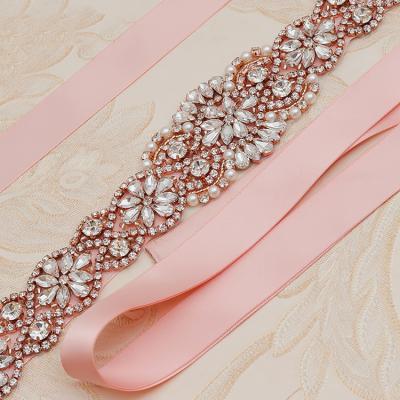 China Bridal Women Wedding Crystal Waist Chain Luxury Sashes Meiduo Fashion Handmade Rhinestone Wedding Decorations for sale