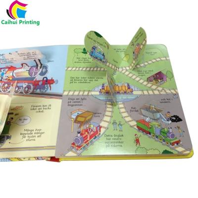 China paper & Cheap Cardboard Funny Story 3d Automatic Kids Book Printing for sale